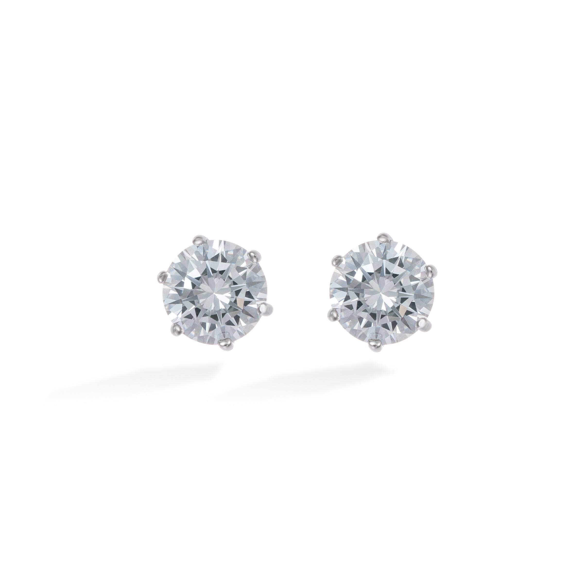 Classic Round Crystal Earrings