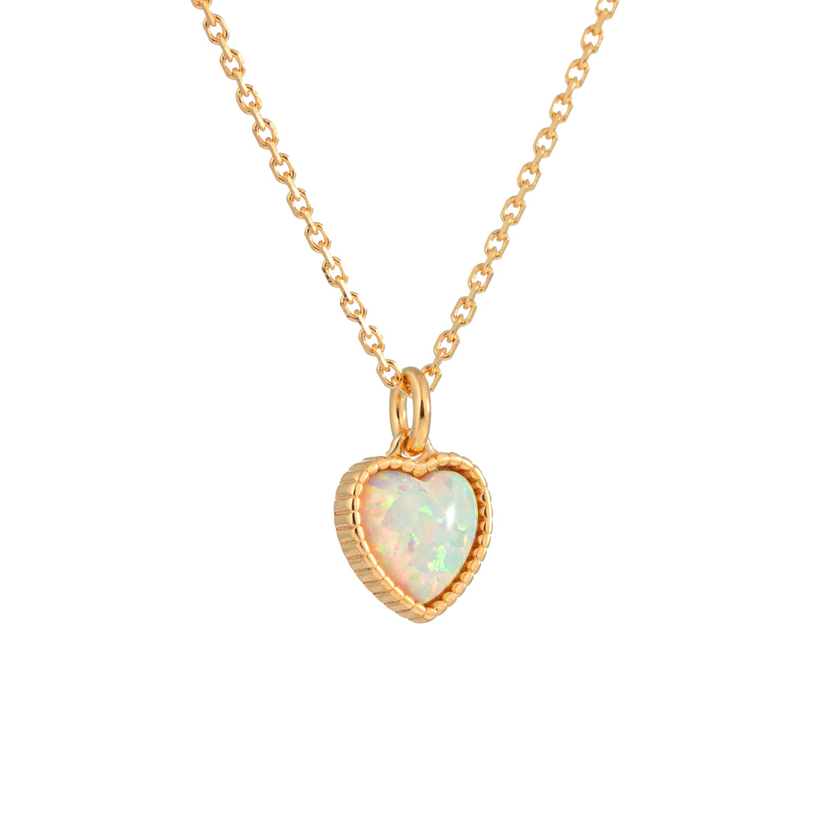 Heart Opal Necklace Shabella